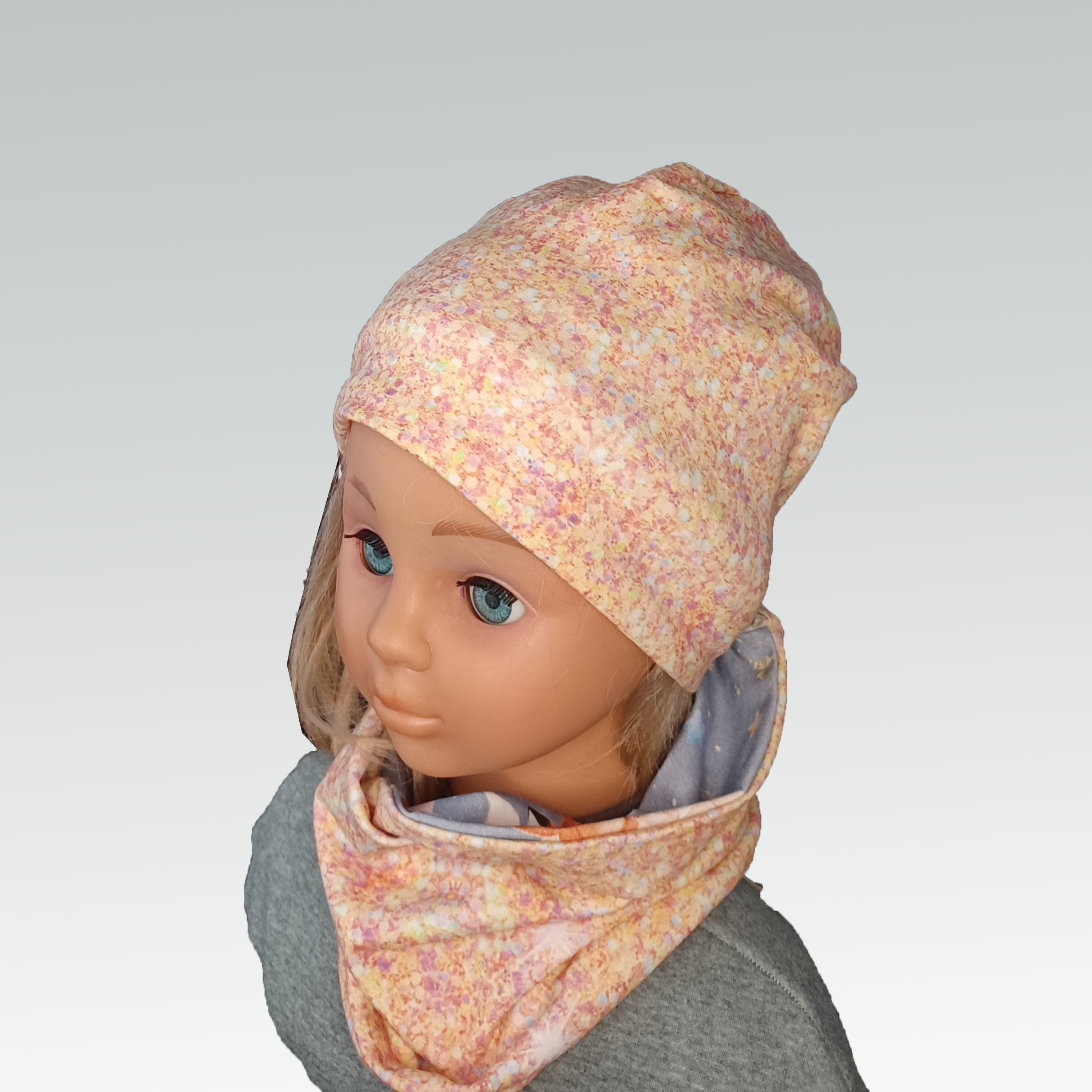 Set Beanie und Loop "Fuchs und Hase" – Bild 3