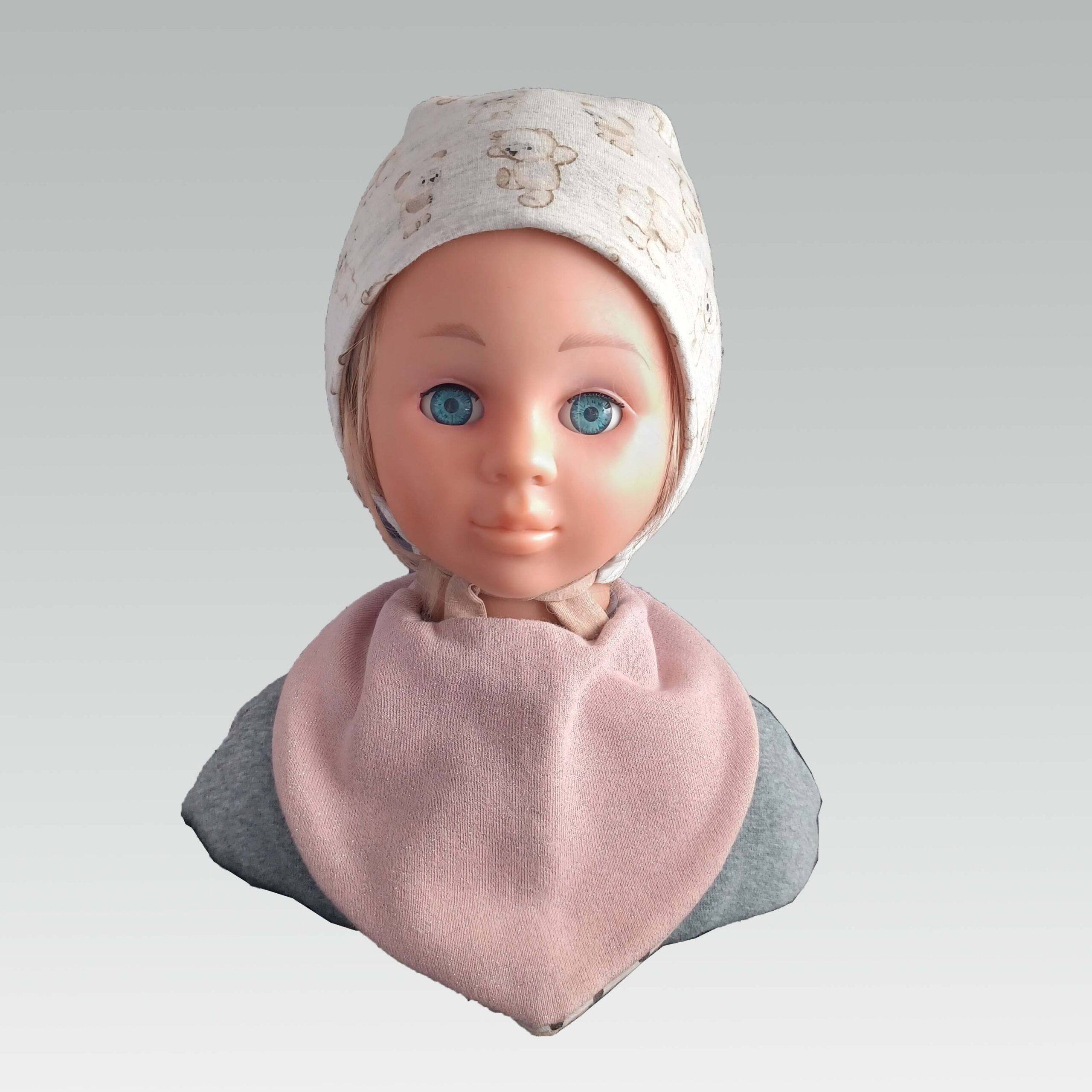 Puppenkopf mit Halstuch
